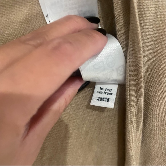 Ted Baker Shawl Size S Camel/Tan - Picture 5 of 5